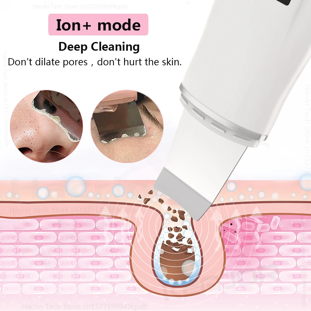 Ultrasonic Deep Face Cleaning Spatula